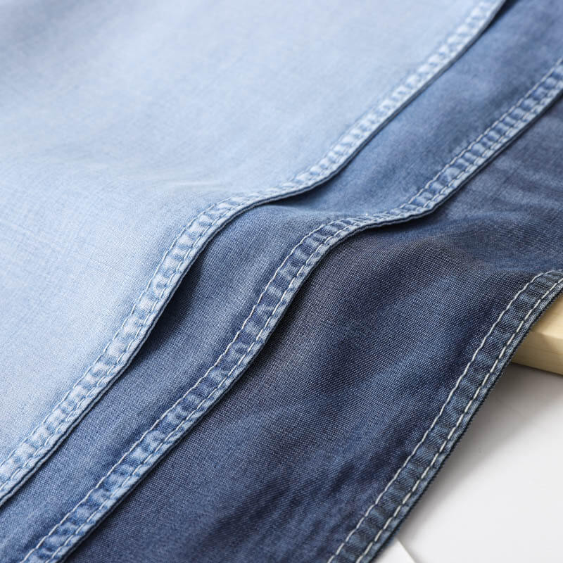 Dress Lyocell Woven Denim Fabric for Dress Wholesale Supplier 4